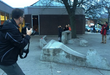 The photographer from Toronto Star is at working. By FDC Canada